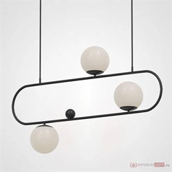 ImperiumLoft Подвесной реечный светильник HOOP L90 Черный 178061-26 - фото 100152