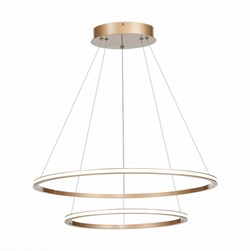 ST LUCE  ST604.243.56 Светильник подвесной Золотистый/Белый LED 1*56W 4000K ST604.243.56 - фото 100245