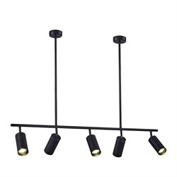 ST LUCE SL1206.403.05 Светильник подвесной Черный/Черный GU10 5*5W 4000K SL1206.403.05 - фото 100265