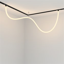 Maytoni Technical Трековый подвесной светильник Tau Exility 3000K 50Вт 360° Magnetic track system Exility Черный TR101-2-50W3K-B - фото 100395