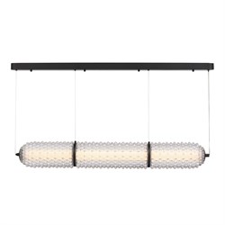 ST LUCE SL6144.413.01 Светильник подвесной черный/прозрачный LED 1*37W 4000K SL6144.413.01 - фото 100482