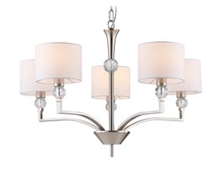 Ambrella Светильник подвесной LH71121/5 SN/WH никель/белый E14/5 max 40W D660*880 LH71121 - фото 100534