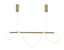 Ambrella Светильник светодиодный подвесной с пультом FL10535 BS латунь 3000K/4200K/6400K 53W 1000*24*1200 (ПДУ РАДИО 2.4G) FL10535 - фото 100557