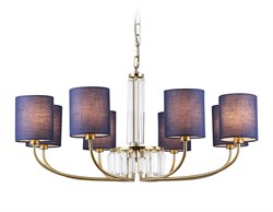 Ambrella Светильник подвесной LH71273/8 BS/DB латунь/темно синий E14/8 max 40W D820*840 LH71273 - фото 100760