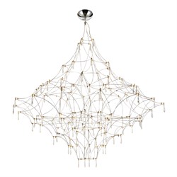 ST LUCE SL6601.103.114 Светильник подвесной Хром/Прозрачный LED 114*0,5W 3000K SL6601.103.114 - фото 101143