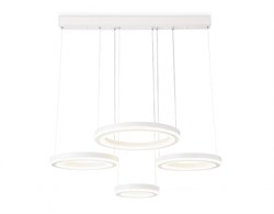 Ambrella Подвесной светодиодный светильник с пультом FA4325/4 WH белый 3000K/4200K/6400K 168W 770*400*720 (ПДУ РАДИО 2.4G) FA4325 - фото 101147