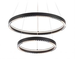 Ambrella Светильник подвесной светодиодный FL5865/2 BK черный 45W 3000K/4200K/6400K D600/400*830 (без ПДУ) FL5865 - фото 101272