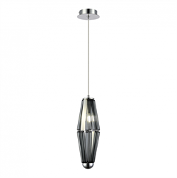 ST LUCE SL1242.103.01 Светильник подвесной Хром/Дымчатый G9 1*5W 4000K SL1242.103.01 - фото 101311