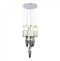 ST LUCE SL1242.103.16 Светильник подвесной Хром/Дымчатый, Молочный G9 16*5W 4000K SL1242.103.16 - фото 101327