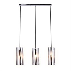 Ambrella Подвесной светильник со сменной лампой TR3590/3 CH/SM хром/дымчатый E27/3 max 40W 530*100*900 TR3590 - фото 101381