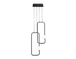 Ambrella Подвесной светодиодный светильник FL66366/2 BK черный 38W 4200K 300*80*1200 FL66366 - фото 101448
