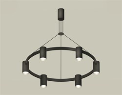 Ambrella Комплект подвесного светильника XB9022101/6 SBK/PSL черный песок/серебро полированное MR16 GU5.3 (С9022, N6104) XB9022101 - фото 101576