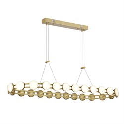 ST LUCE SL6610.203.26 Светильник подвесной золотистый/белый LED 1*50W 4000K SL6610.203.26 - фото 101619