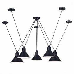 ST LUCE SL1804.403.05 Светильник подвесной Черный/Черный E14 5*60W SL1804.403.05 - фото 101713