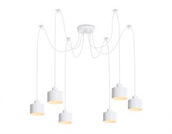 Ambrella Подвесной светильник в стиле лофт TR8131/6 WH белый E27*6 max 40W D700*800 TR8131 - фото 101913