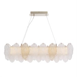 ST LUCE SL6135.233.01 Светильник подвесной золото/прозрачный, янтарный LED 1*24W 3000K SL6135.233.01 - фото 101947