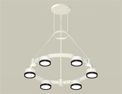 Ambrella Комплект подвесного светильника XR92031101/6 SWH/PBK белый песок/черный полированный GX53 (A9203, C9231, N8113) XR92031101 - фото 102087