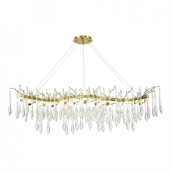 ST LUCE SL1660.213.12 Светильник подвесной Шампань/Шампань, Прозрачный G9 12*5W 4000K SL1660.213.12 - фото 102317