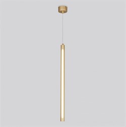 Eurosvet Подвесной светодиодный светильник 50189/1 LED матовое золото a048077 - фото 102350