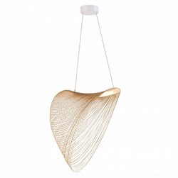 ST LUCE SL6900.503.24 Светильник подвесной Белый/Древесный LED 1*24W 4000K SL6900.503.24 - фото 102520