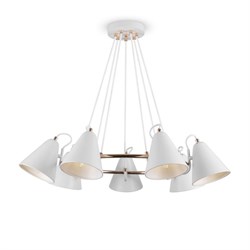 Freya Modern Market Белый с Золотом Подвесной светильник FR8001PL-07WG - фото 102567
