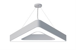 ЭРА Светильник светодиодный Geometria Delta SPO-154-W-40K-042 42Вт 4000К 2300Лм IP40 800*800*80 белый подвесной Б0050580 - фото 102718