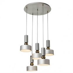 Maytoni Modern Void Серый Подвесной светильник E14 40W MOD030PL-05GR - фото 102765