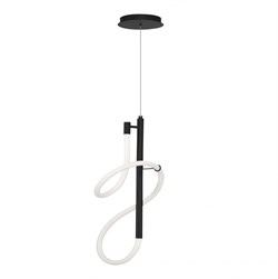 ST LUCE SL6102.403.16 Светильник подвесной Черный/Белый LED 1*16W 3000K SL6102.403.16 - фото 102860