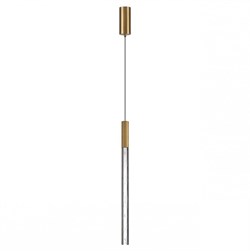 Odeon Light 6679/4L L-VISION ODL24 149   Подвесной светильник античная бронза/металл/хрусталь IP20 LED 4W 240Лм 4000K ALETTA 6679/4L - фото 102954