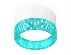 Ambrella Комплект накладного светильника с композитным хрусталем XS8101033 SWH/BL белый песок/голубой GX53 (C8101, N8488) XS8101033 - фото 103173