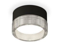 Ambrella Комплект накладного светильника с композитным хрусталем XS8102030 SBK/CL черный песок/прозрачный GX53 (C8102, N8480) XS8102030 - фото 103184