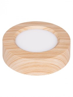 TDM Светильник накладной светодиодный круг "Даунлайт" СПО (сосна) 6 Вт 120*32 мм 4000К SQ0329-0440 - фото 103198