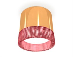Ambrella Комплект накладного светильника с композитным хрусталем XS8121022 PYG/PI золото желтое полированное/розовый GX53 (C8121, N8486) XS8121022 - фото 103243