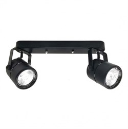 Ambrella Накладной поворотный светильник TA106 BK черный GU10 26*13*D6 TA106 - фото 103260