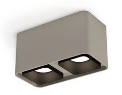 Ambrella Комплект накладного светильника XS7852002 SGR/SBK серый песок/черный песок MR16 GU5.3 (C7852, N7702) XS7852002 - фото 103493