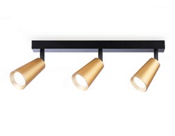 Ambrella Светильник накладной TA13151/3 BK/GD черный/золото GU10/3 max 12W 445*60*130 TA13151 - фото 103976