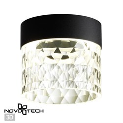 Novotech 358998 OVER NT23 000 черный Светильник накладной светодиодный IP20 LED 4000K 10W 85-265V AURA 358998 - фото 104108