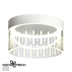 Novotech 359003 OVER NT23 000 белый Светильник накладной светодиодный IP20 LED 4000K 18W 85-265V AURA 359003 - фото 104156