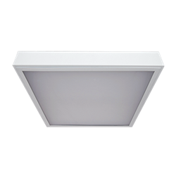 Varton Люминесцентный светильник A070 4х18 офисный накладной 620х620х80 мм IP20 с рассеивателем опал аварийный автономный постоянного действия V1-A0-00070-20A00-2072LUM - фото 104161