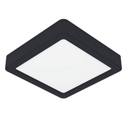 Eglo 900586 Накладной светильник диммируемый FUEVA 5, 11W (LED), 3000K, L160, B160, H28, сталь, черный / пластик, белый 900586 - фото 104162