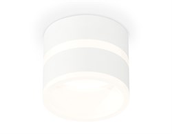 Ambrella Комплект накладного светильника с акрилом XS8101019 SWH/FR белый песок/белый матовый GX53 (C8101, N8444) XS8101019 - фото 104299