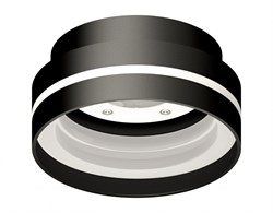 Ambrella Корпус светильника накладной C8414 SBK/CL черный песок/прозрачный D110*H55mm GX53 C8414 - фото 104428