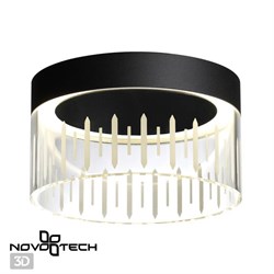 Novotech 359004 OVER NT23 000 черный Светильник накладной светодиодный IP20 LED 4000K 18W 85-265V AURA 359004 - фото 104478