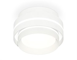 Ambrella Комплект накладного светильника с акрилом XS8412004 SWH/FR белый песок/белый матовый GX53 (C8412, N8477) XS8412004 - фото 104611