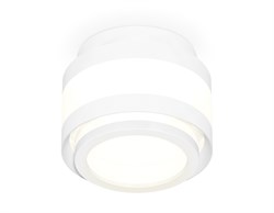 Ambrella Комплект накладного светильника с акрилом XS8418002 SWH/FR белый песок/белый матовый GX53 (C8418, N8412) XS8418002 - фото 104649