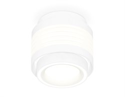 Ambrella Комплект накладного светильника с акрилом XS8431002 SWH/FR белый песок/белый матовый GX53 (C8431, N8433) XS8431002 - фото 104675