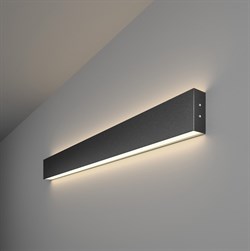 Elektrostandard 101-100-40-78 / Линейный светодиодный накладной двусторонний светильник 78см 30W 4200K черная шагрень a042927 - фото 104775