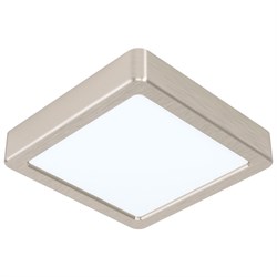 Eglo 99252 Светодиодный накладной светильник FUEVA 5, 10,5W (LED), 160х160, H28, 1350lm, 4000K, сталь, никель 99252 - фото 104851