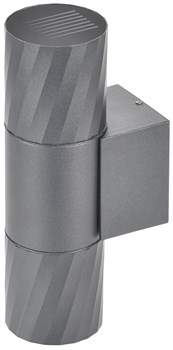 Светильник уличный 5221 настенный 2хGU10 IP65 серый IEK LT-UBU0-5221-GU10-2-K03 - фото 104909