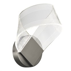 ST LUCE SL6235.101.04 Светильник настенный Никель/Прозрачный LED 1*4W 4000K SL6235.101.04 - фото 105305